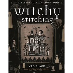 Witchy Stitching: 25 Patterns to Haunt Your Home - Paperback | Books | Wiccan Center