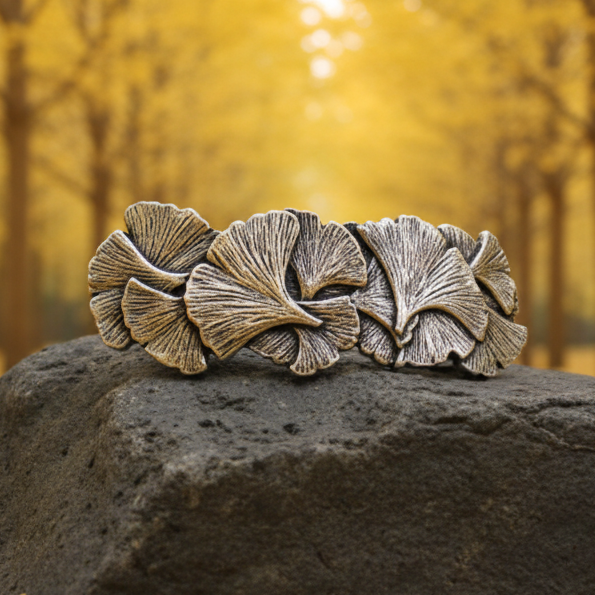 Gingko Leaf Hair Clip for Women - Handmade in the U.S.A. | Hair Clip | Wiccan Center
