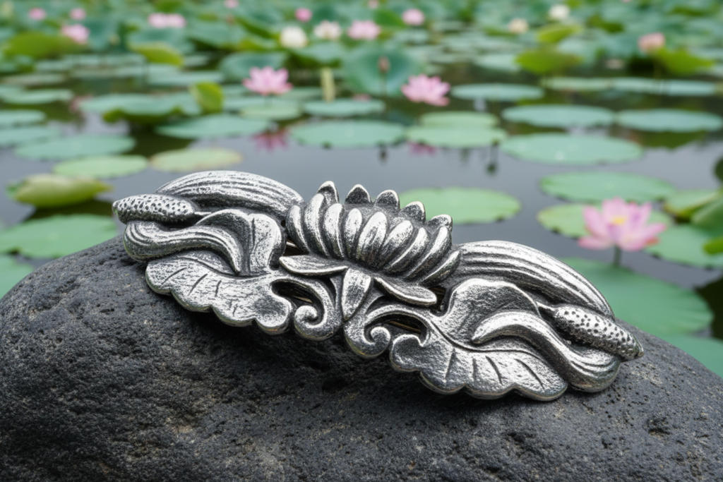 Lotus Flower Hair Clip for Women | Hair Clip | Wiccan Center