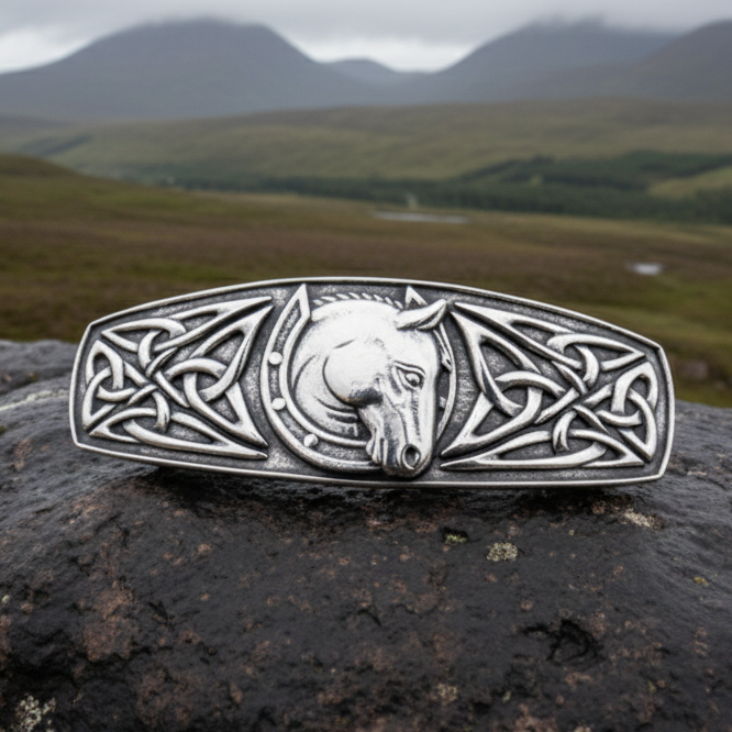 Celtic Horse Hair Clip for Women | Hair Clip | Wiccan Center