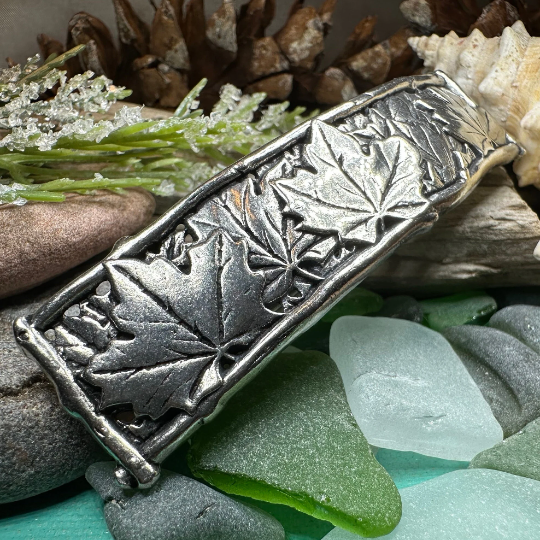 Maple Leaf Hair Clip for Women | Hair Clip | Wiccan Center