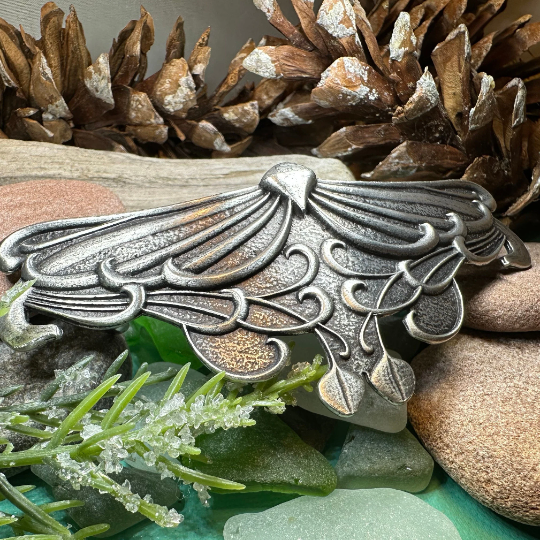 Celtic Leaf Hair Clip for Women -Handmade in the U.S.A. | Hair Clip | Wiccan Center