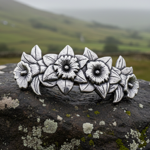 Daffodil Hair Clip for Women