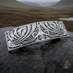 Art Deco Celtic Hair Clip | Brooch | Wiccan Center