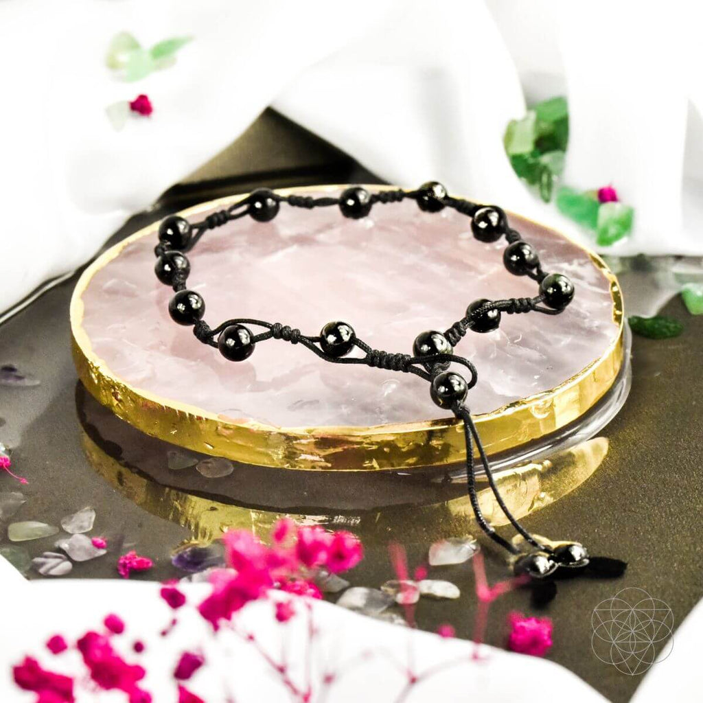 Obsidian Grounding Anklet | Anklet | Wiccan Center