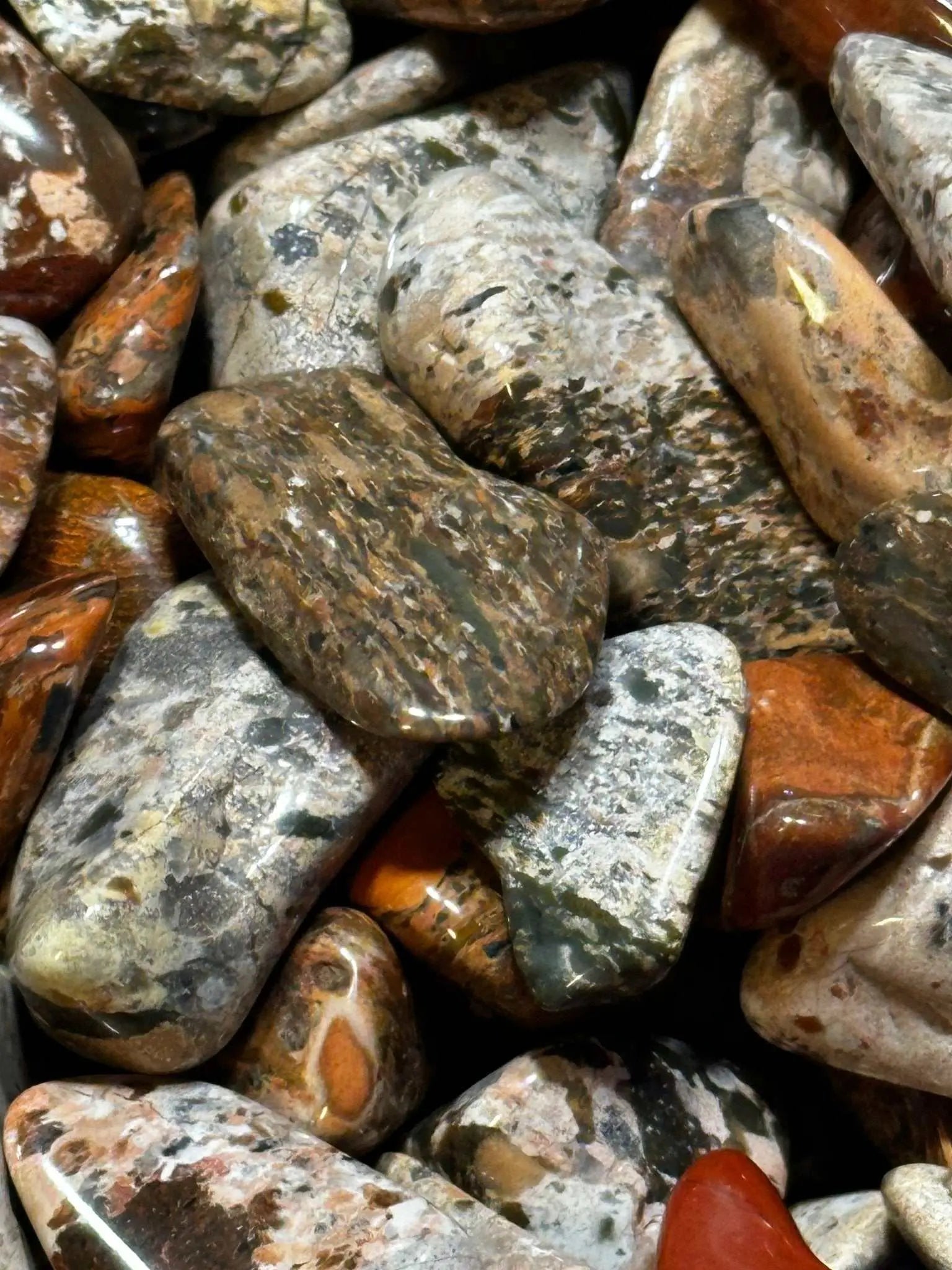 Brecciated Jasper Tumbled Stone | Tumbled Stones | Wiccan Center
