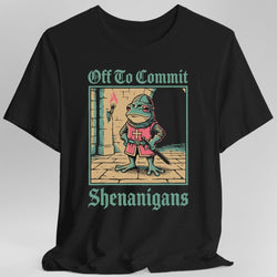 Off To Commit Shenanigans Frog T-Shirt | T-Shirt | Wiccan Center