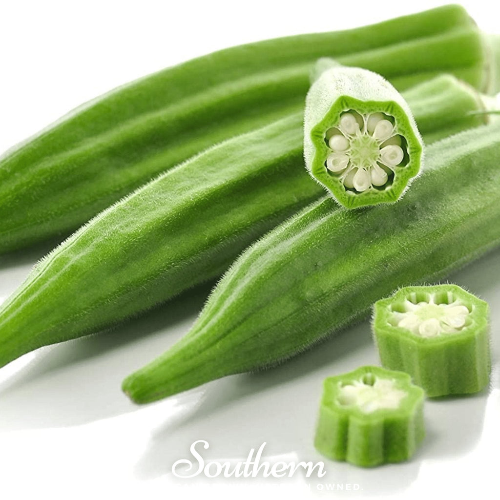 Clemson Spineless Okra – 50 Seeds | Seeds | Wiccan Center
