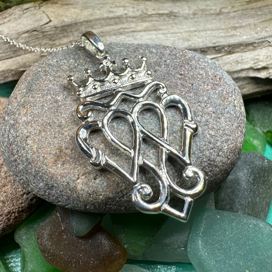 Farah Scottish Luckenbooth Necklace in Sterling Silver
