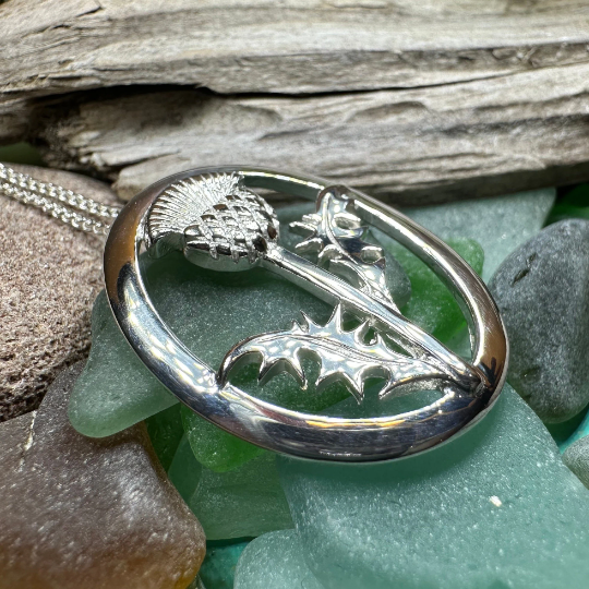 Gaisgeil Scottish Thistle Necklace | Pendant | Wiccan Center