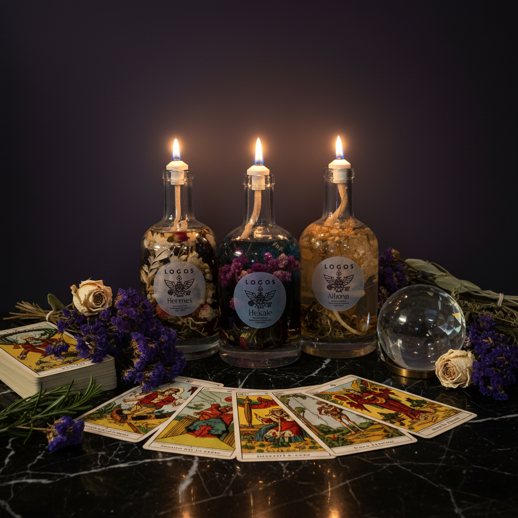 Oracle Trio - Marble & Tarot