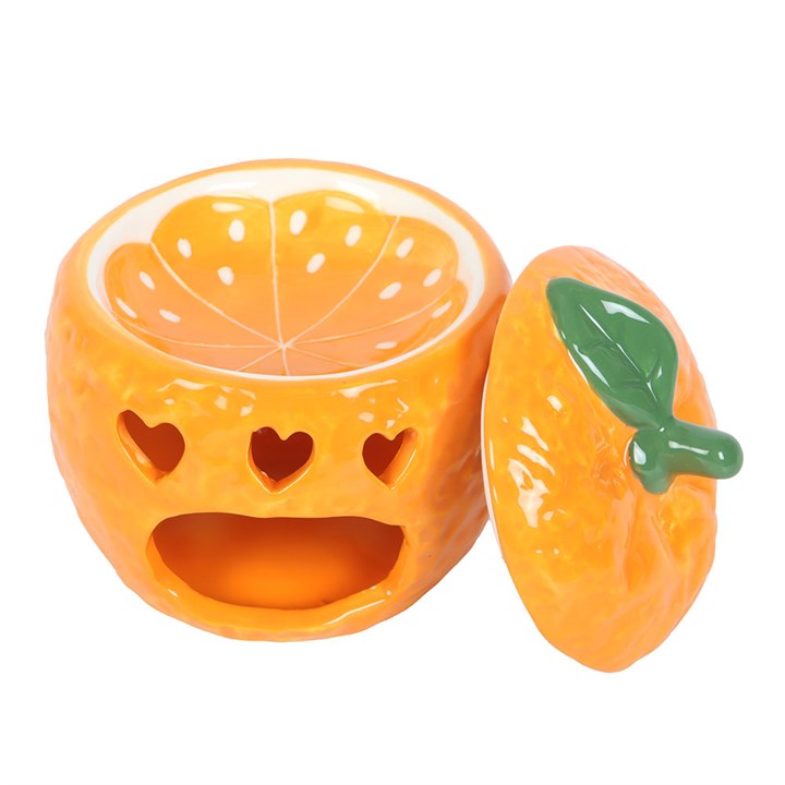 Orange Oil Burner | Wax Melt Warmer | Wiccan Center