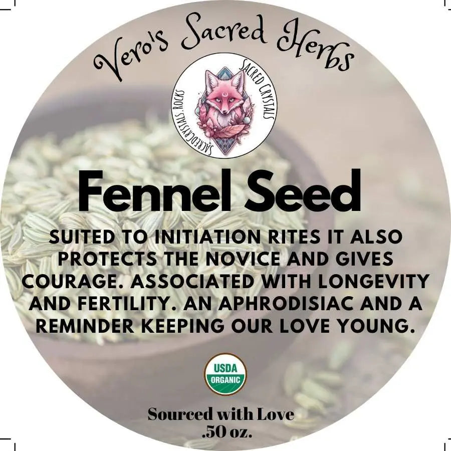 Herb Garden - Organic Fennel Seed .50 oz | Herbs | Wiccan Center