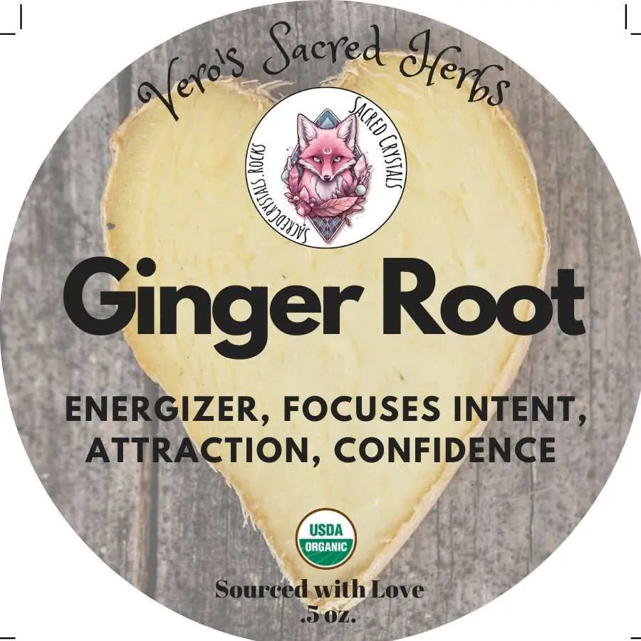 Herb Garden - Organic Ginger Root .50oz | Herbs | Wiccan Center