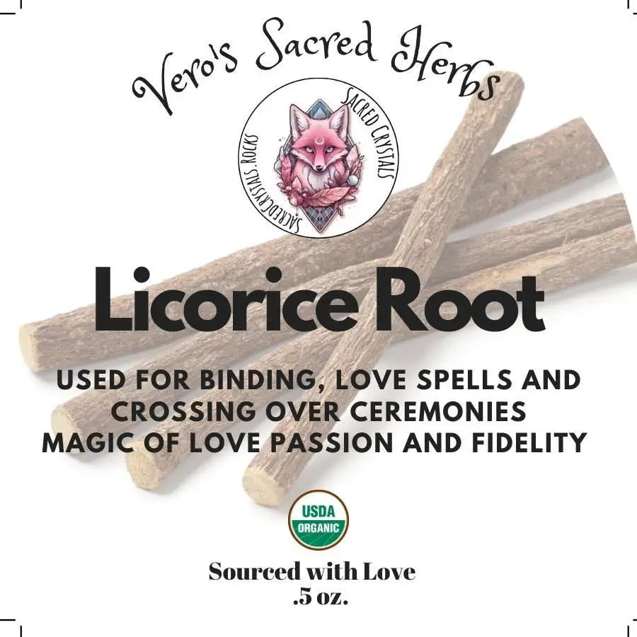 Herb Garden - Organic Licorice Root .5oz | Herbs | Wiccan Center