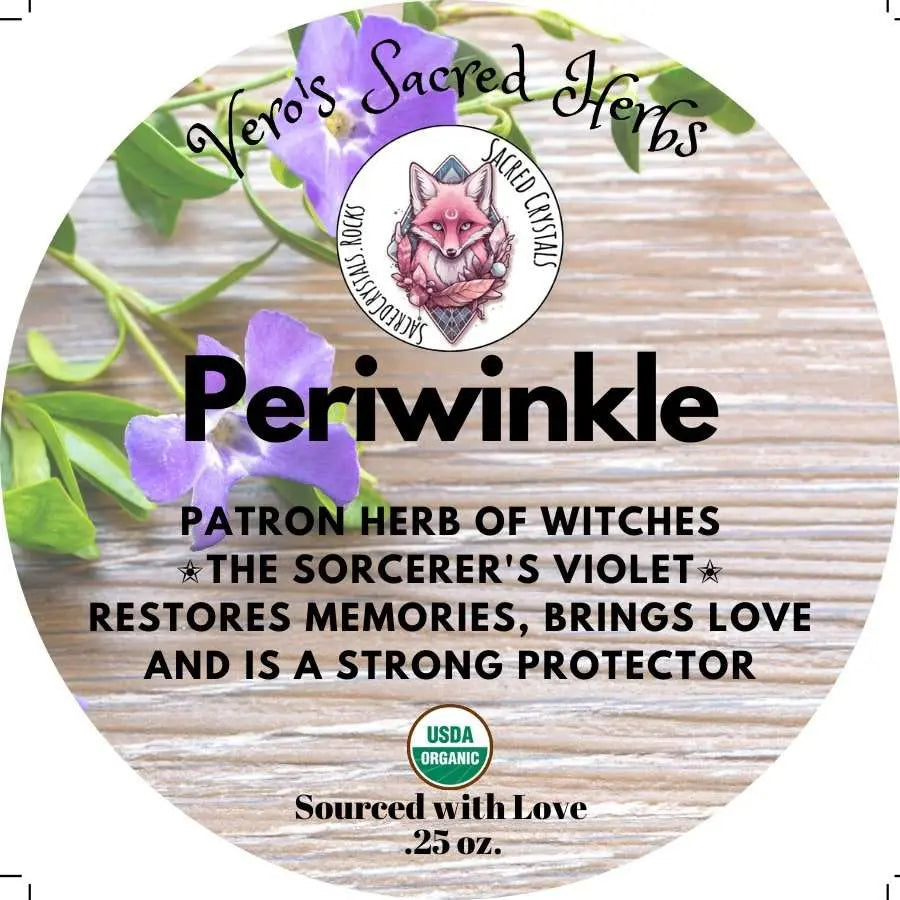 Herb Garden - Organic Periwinkle .25oz | Herbs | Wiccan Center