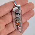 Raw Quartz Crystal Chakra Necklace | Accessories | Wiccan Center