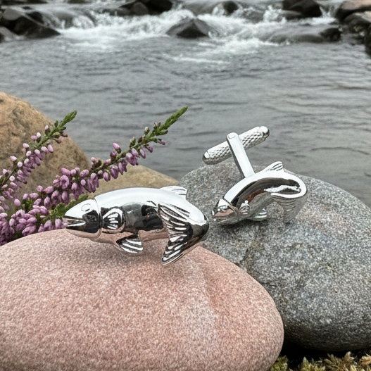 Good Catch Fish Cufflinks for Men | Cuff Links | Wiccan Center