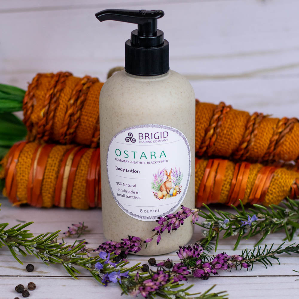 Ostara Natural Body Lotion - Heather, Rosemary, and Black Pepper | Body Lotion | Wiccan Center