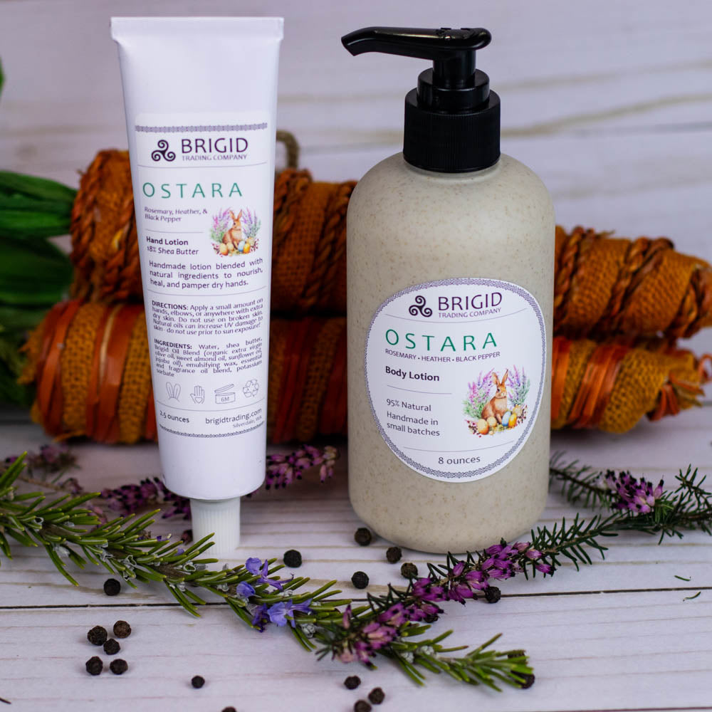 Ostara Natural Body Lotion - Heather, Rosemary, and Black Pepper | Body Lotion | Wiccan Center