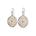 Celtic Knotwork Three Tone Earrings OTE589