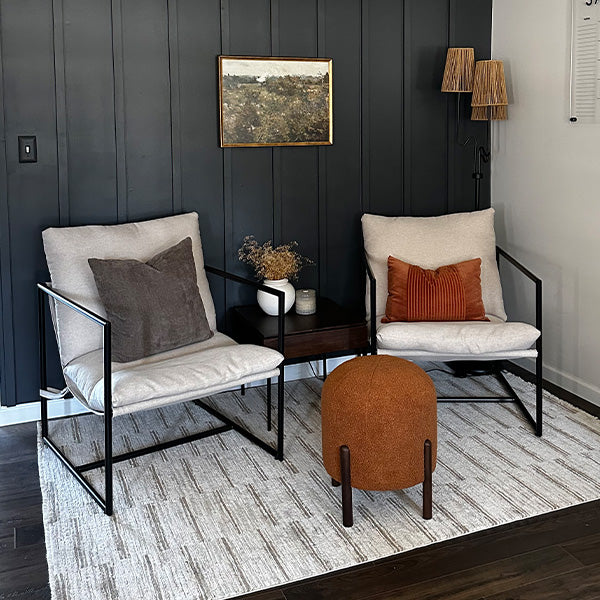 Plush Boucle Drum Ottoman, Choose Your Color | Must Haves | Wiccan Center