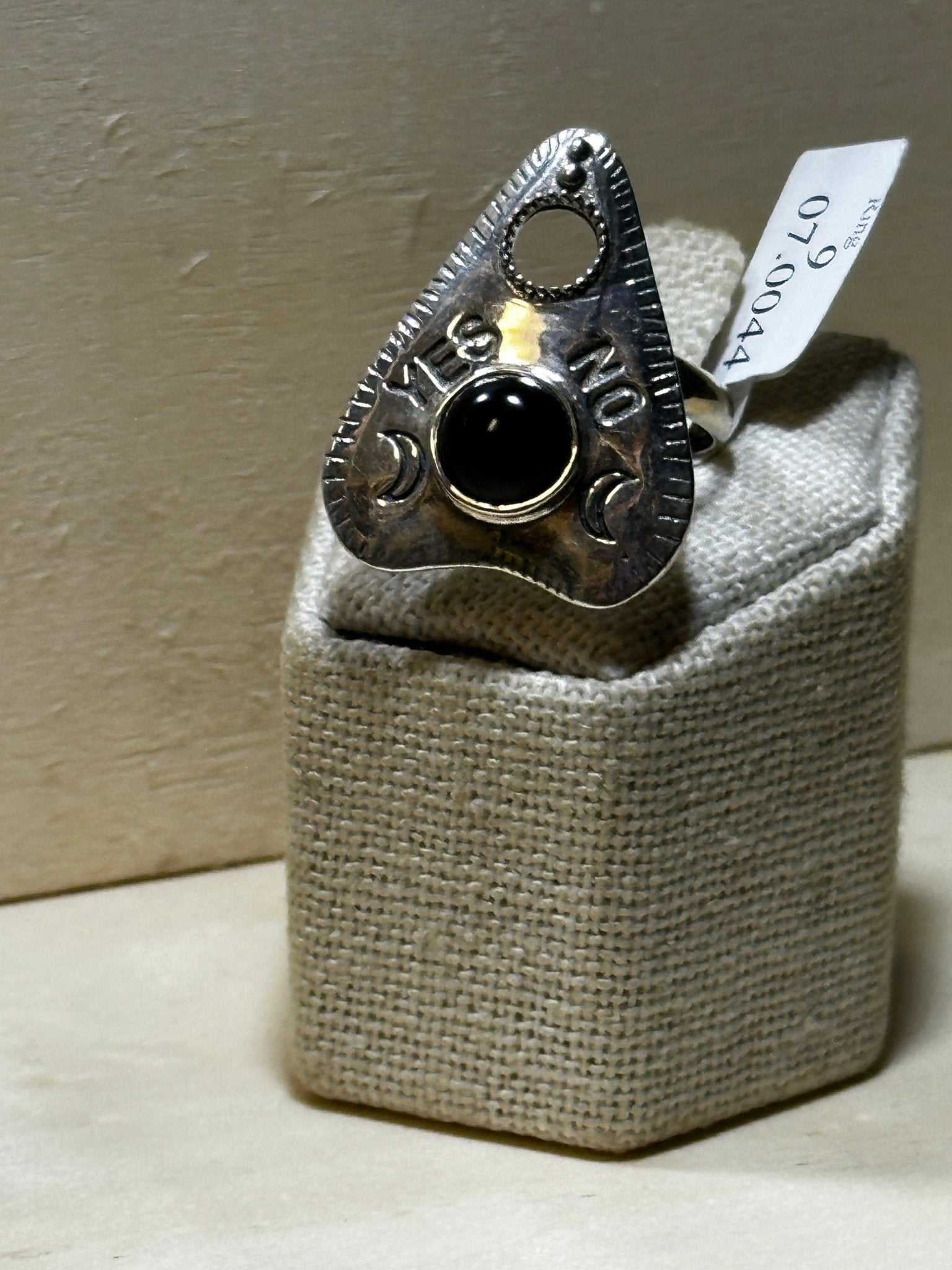 Ouija Black Onyx Ring Size 9 (07.0044) | Rings | Wiccan Center