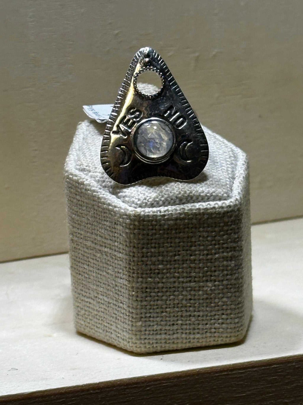 Ouija Rainbow Moonstone Ring (07.2044) | Rings | Wiccan Center
