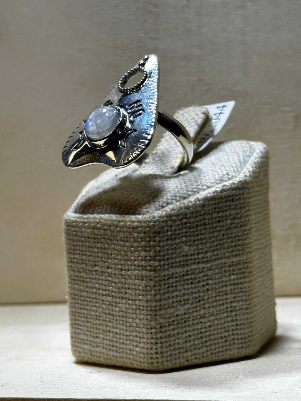 Ouija Rainbow Moonstone Ring (07.2044) | Rings | Wiccan Center