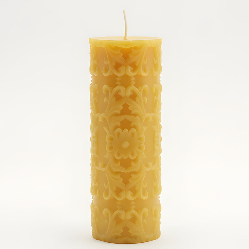 French Country Beeswax Pillar Candle | Candles | Wiccan Center