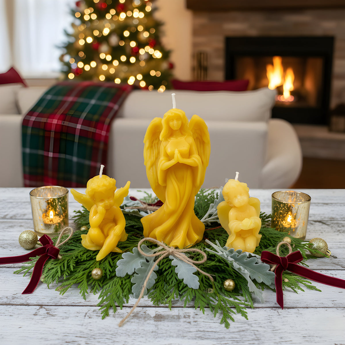 Angel Beeswax Candle Set | Candles | Wiccan Center