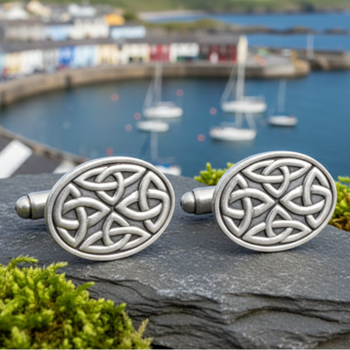 Celtic Trinity Knot Cufflinks for Men | Cuff Links | Wiccan Center