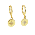 North Star Mini Hoop Earrings