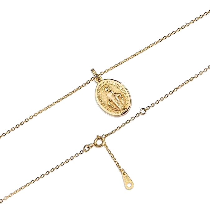 Virgin Mary Pendant Necklace
