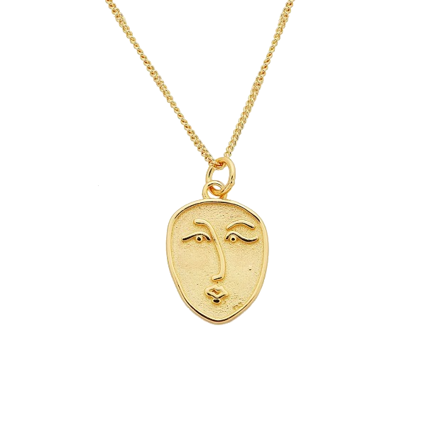 Picasso Coin Necklace