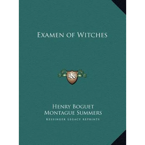 Examen of Witches - Hardcover | Books | Wiccan Center