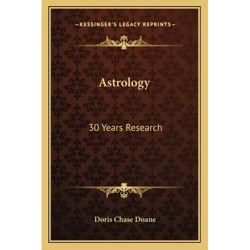 Astrology: 30 Years Research - Paperback | Books | Wiccan Center