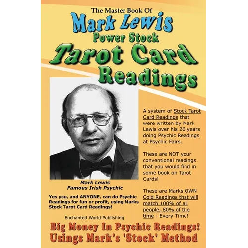 The Master Book of Mark Lewis Power Stock Tarot Card Cold Readings - Paperback | Books | Wiccan Center