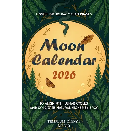Moon Calendar 2026: Unveil day-by-day Moon Phases to align with lunar cycles and sync with natural higher energy - Paperback | Books | Wiccan Center