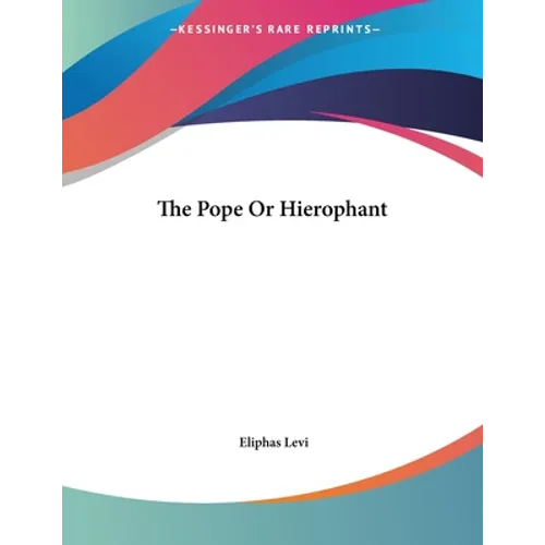 The Pope Or Hierophant - Paperback