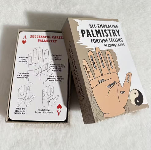 All-Embracing Palmistry Fortune Telling Playing Cards | Oracle Deck | Wiccan Center