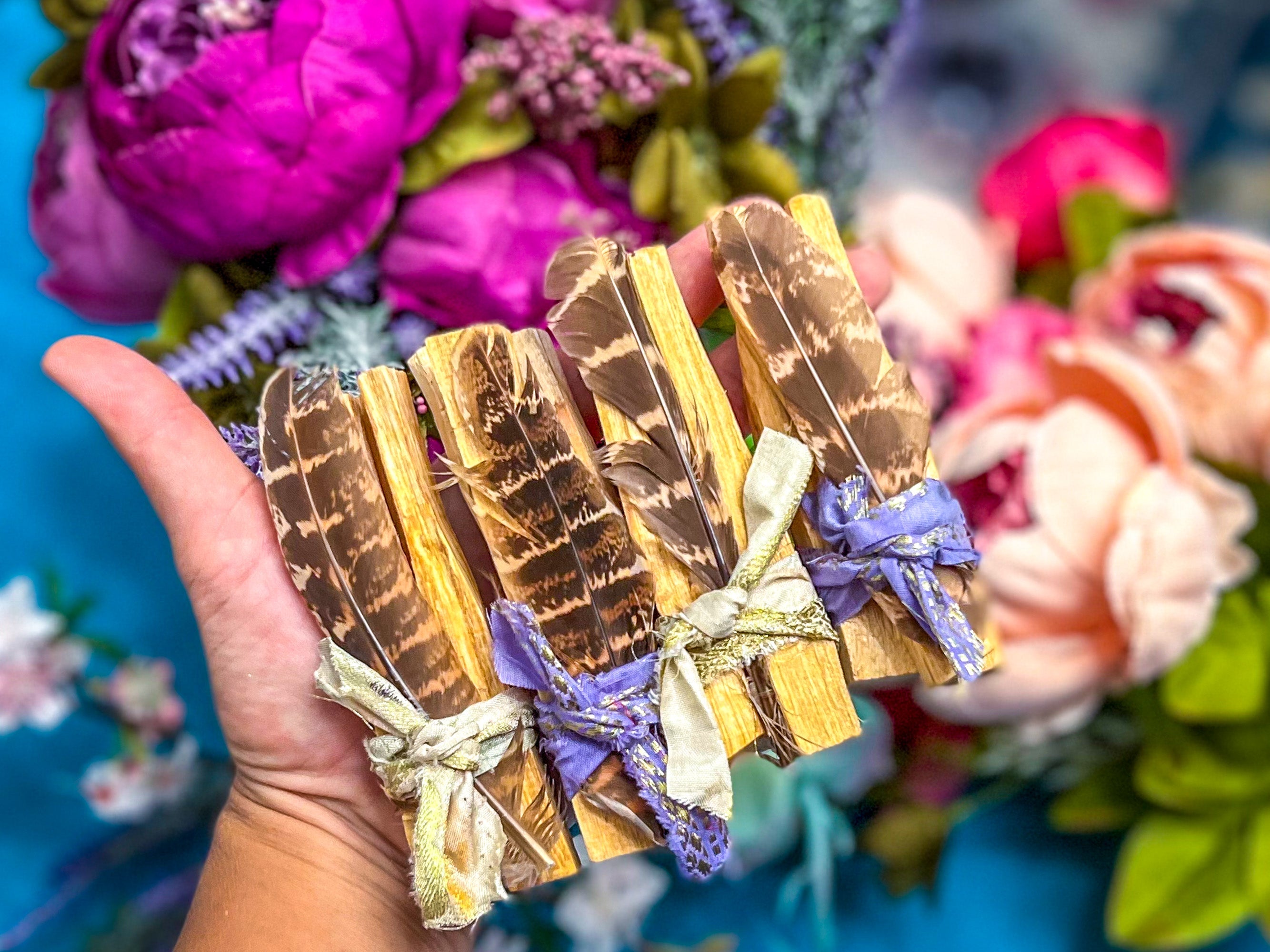 Sustainable Palo Santo Smudge Stick Gift Set, Metaphysical Stocking Stuffers | | Wiccan Center