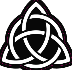Celtic Cat on Triquetra Stainless Steel Earrings | Earrings | Wiccan Center