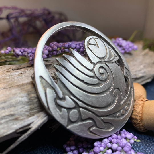 Orkney Celtic Puffin Brooch - Handmade in Scotland | Brooch | Wiccan Center