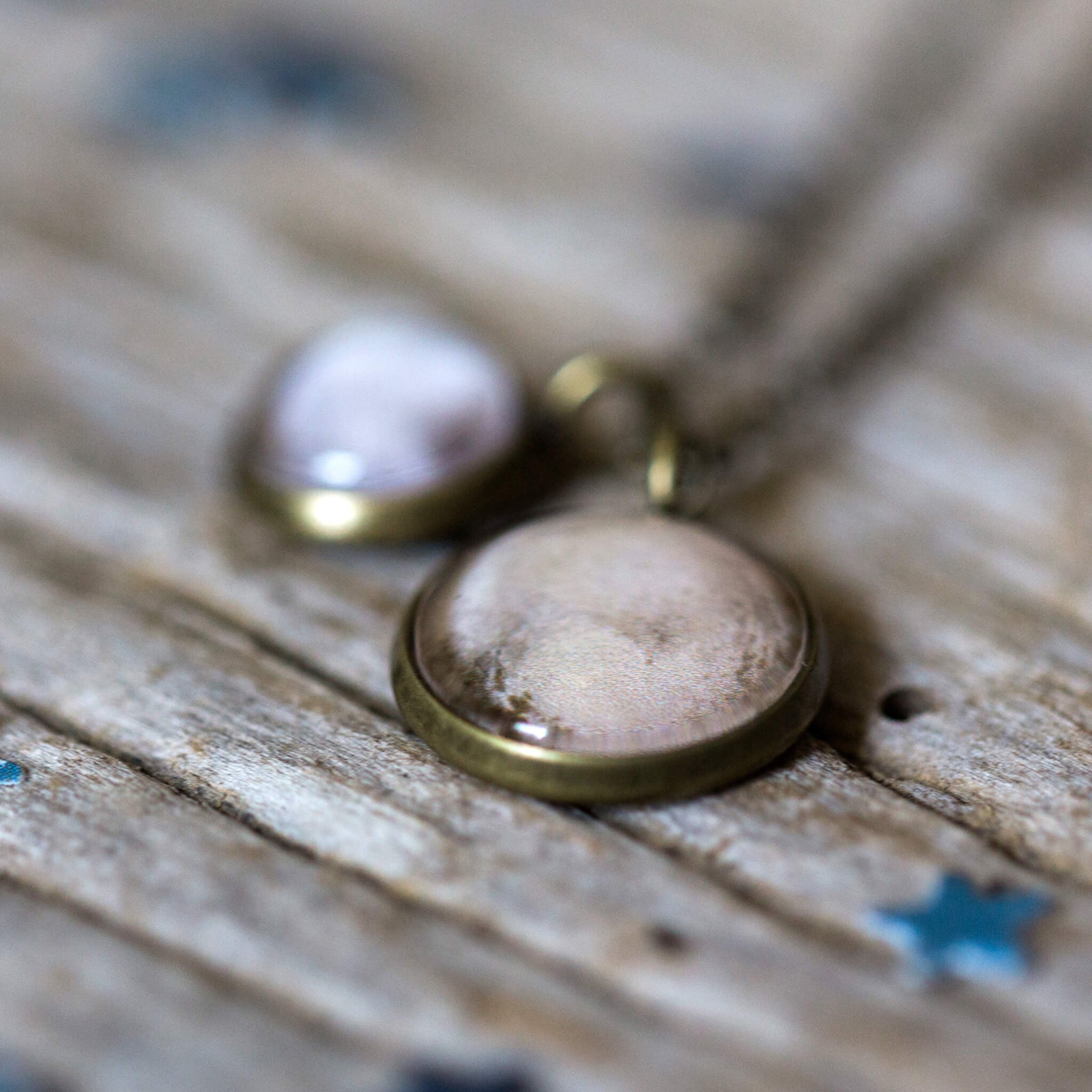 Pluto and Charon Layered Space Necklace | Necklace | Wiccan Center