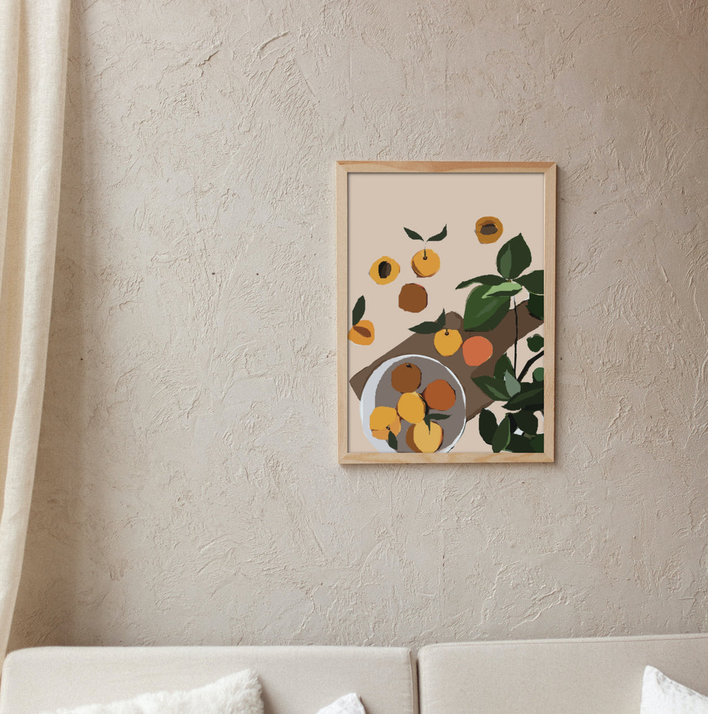 Peachy Art Print