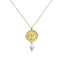 The Pearl Medallion Necklace