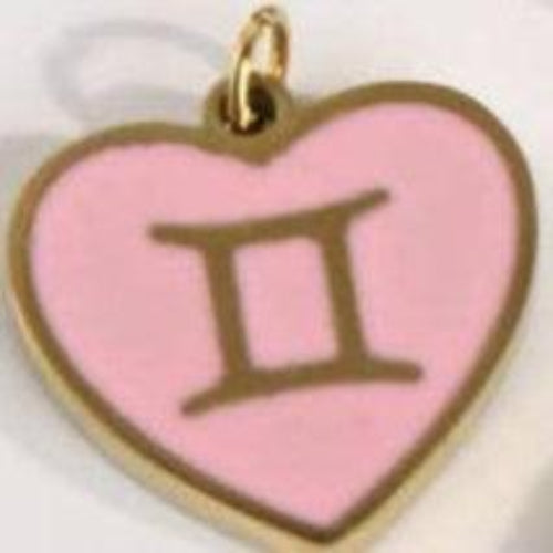 Gold Princess Pearl Zodiac Heart Necklace | Necklace | Wiccan Center