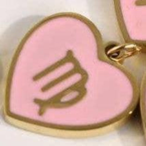 Gold Princess Pearl Zodiac Heart Necklace | Necklace | Wiccan Center