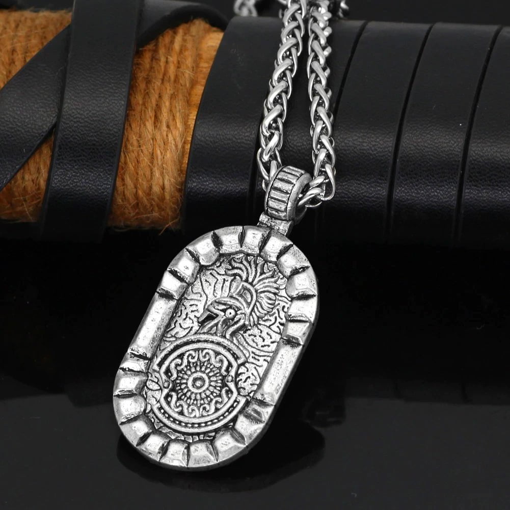 Greek Hoplite Soldier Stainless Steel Necklace | Pendant and Necklace | Wiccan Center